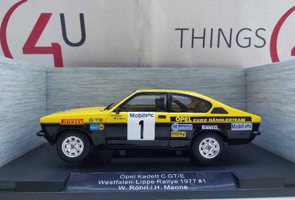MCG 1:18 Opel Kadett C GT/E No.1 Westfalen Lippe Rally 1977, Ophalen of Verzenden, Nieuw, Auto, Overige merken