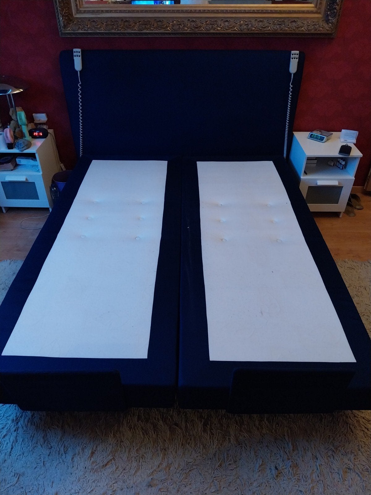 ****IN PRIJS VERLAAGD**** Swiss Sense Boxspringbed 180x200, Ophalen, Verstelbaar, Blauw, Tweepersoons