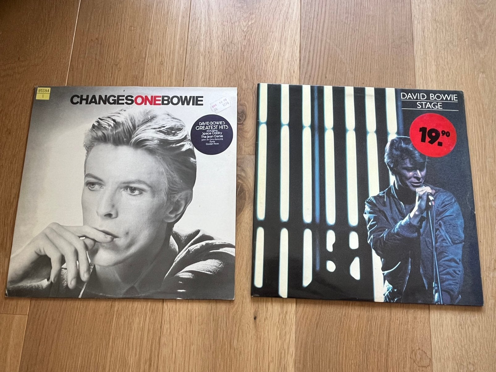 2 David Bowie albums lp, Ophalen of Verzenden, Gebruikt