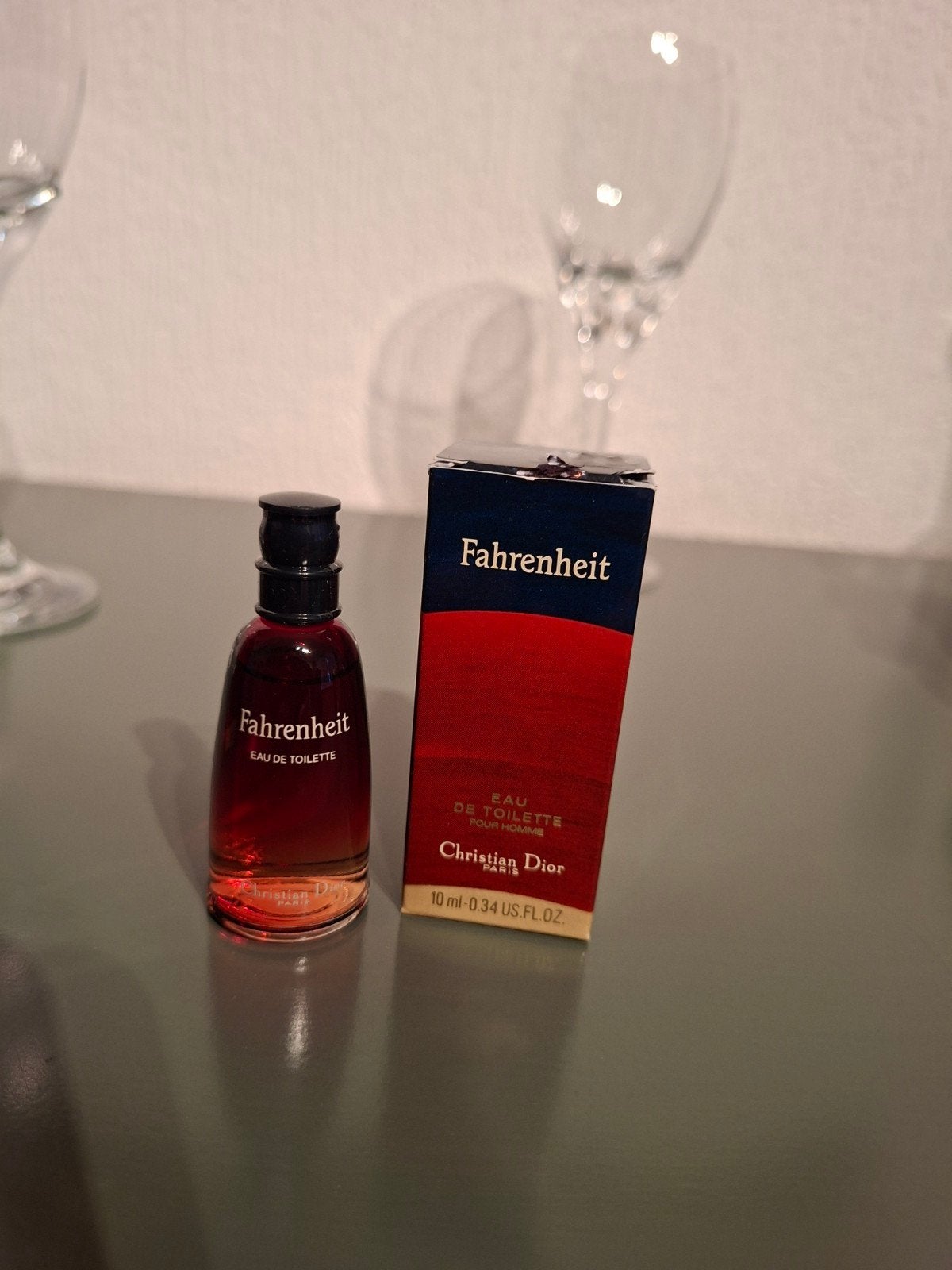 Dior Fahrenheit  - Edt - 10ml, Ophalen of Verzenden, Zo goed als nieuw, Miniatuur