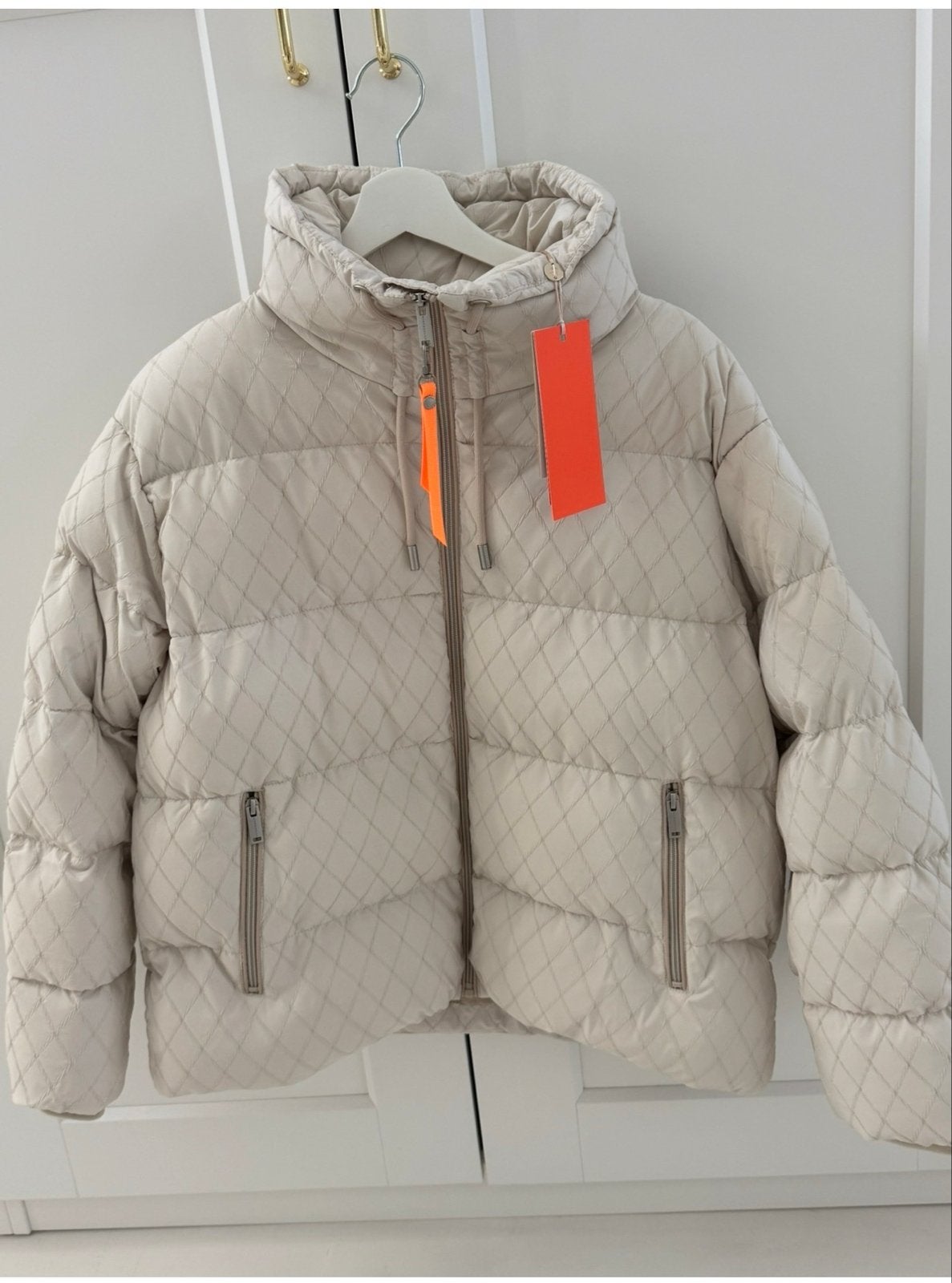Rino & Pelle Audry gewatteerde jas - Nieuw met kaartje, Kleding | Dames, Jassen | Winter, Nieuw, Maat 34 (XS) of kleiner, Beige