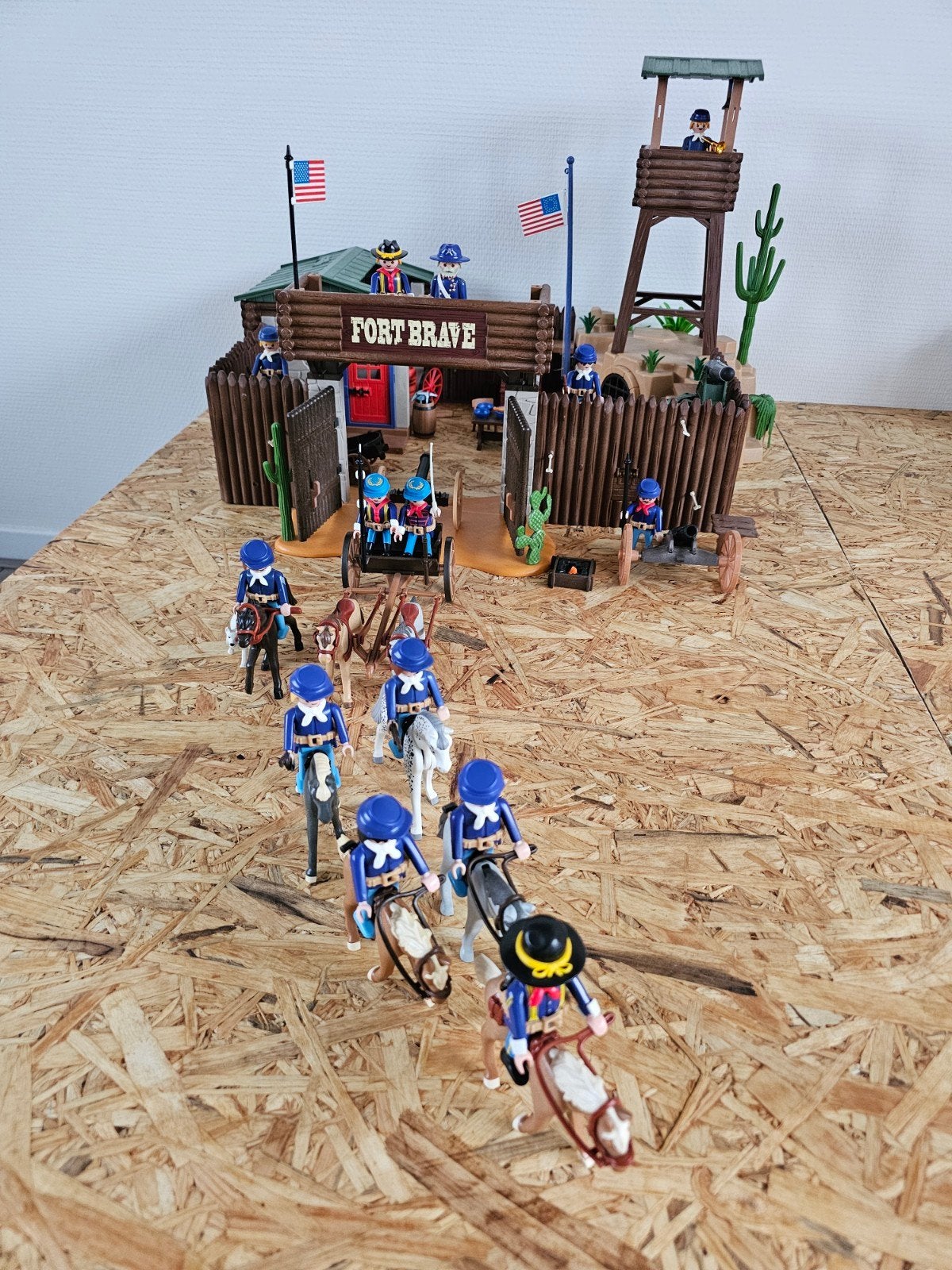 Playmobil Fort Brave Western Set met Figuren en Accessoires, Kinderen en Baby's, Speelgoed | Playmobil, Complete set, Zo goed als nieuw
