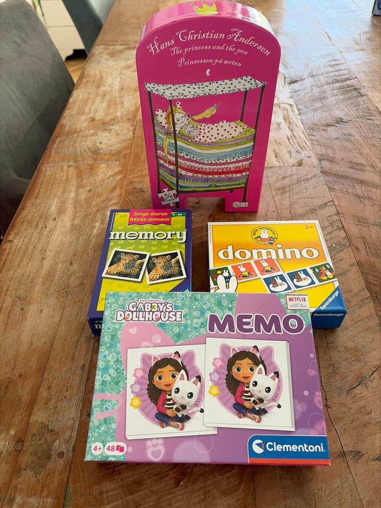 Leuk spelletjes pakket voor kinderen - 4 spellen!, Een of twee spelers, Ophalen, Gebruikt