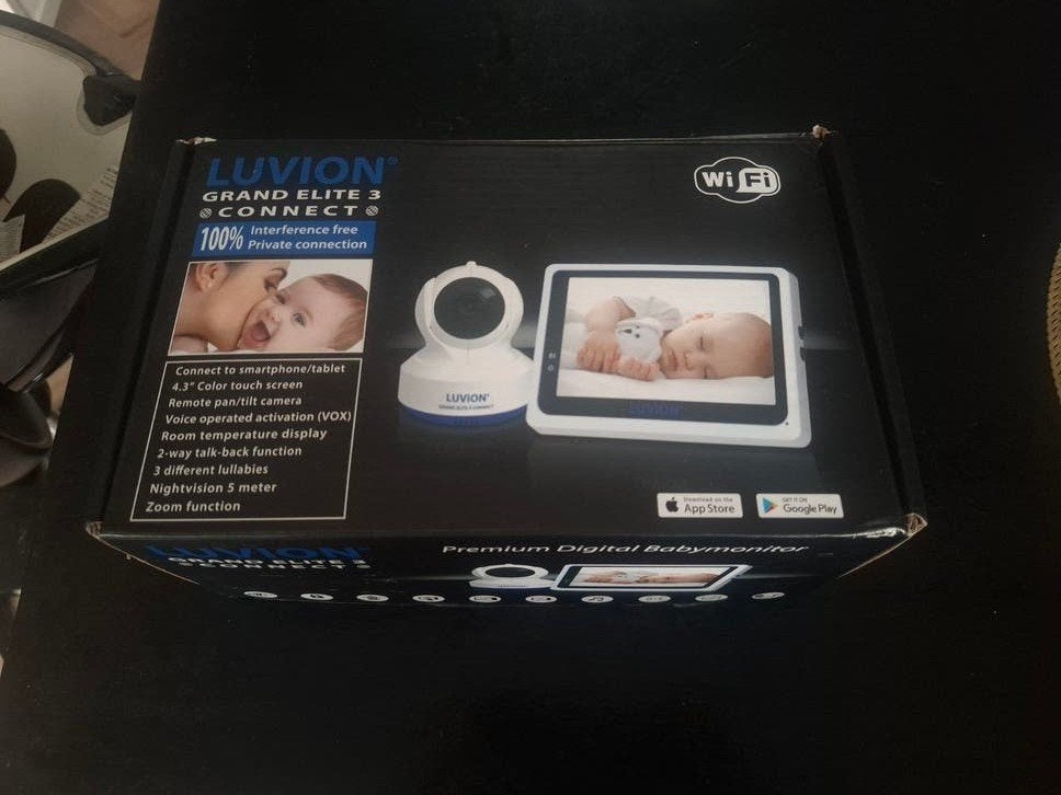 Luvion Grand Elite 3 Connect babyfoon met WiFi, Kinderen en Baby's, Babyfoons, Ophalen of Verzenden, Gebruikt, 250 meter of meer
