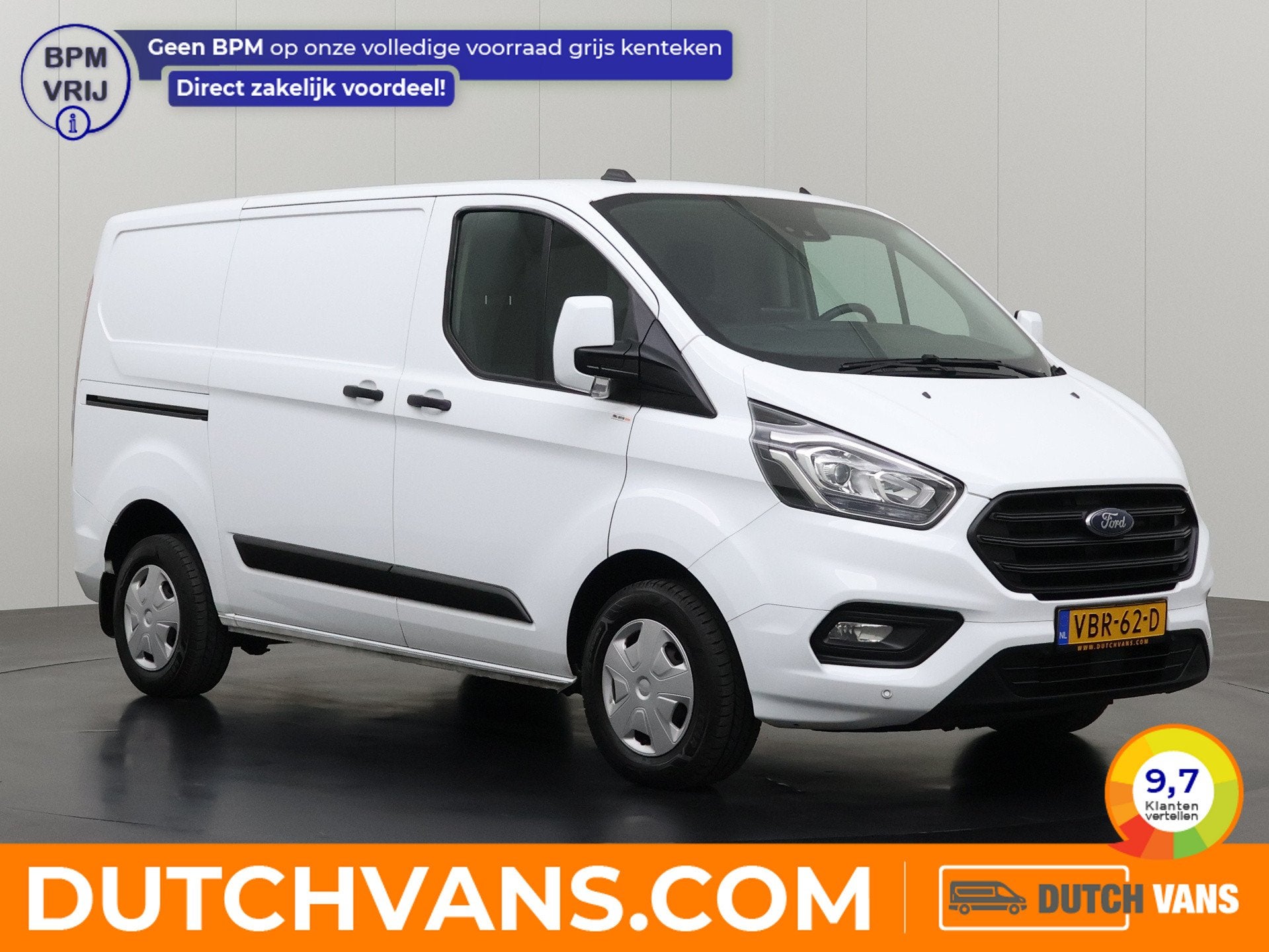 Ford Transit Custom 2.0TDCI 130PK | Kastinrichting | Multime, Voorwielaandrijving, Gebruikt, Euro 6, 4 cilinders