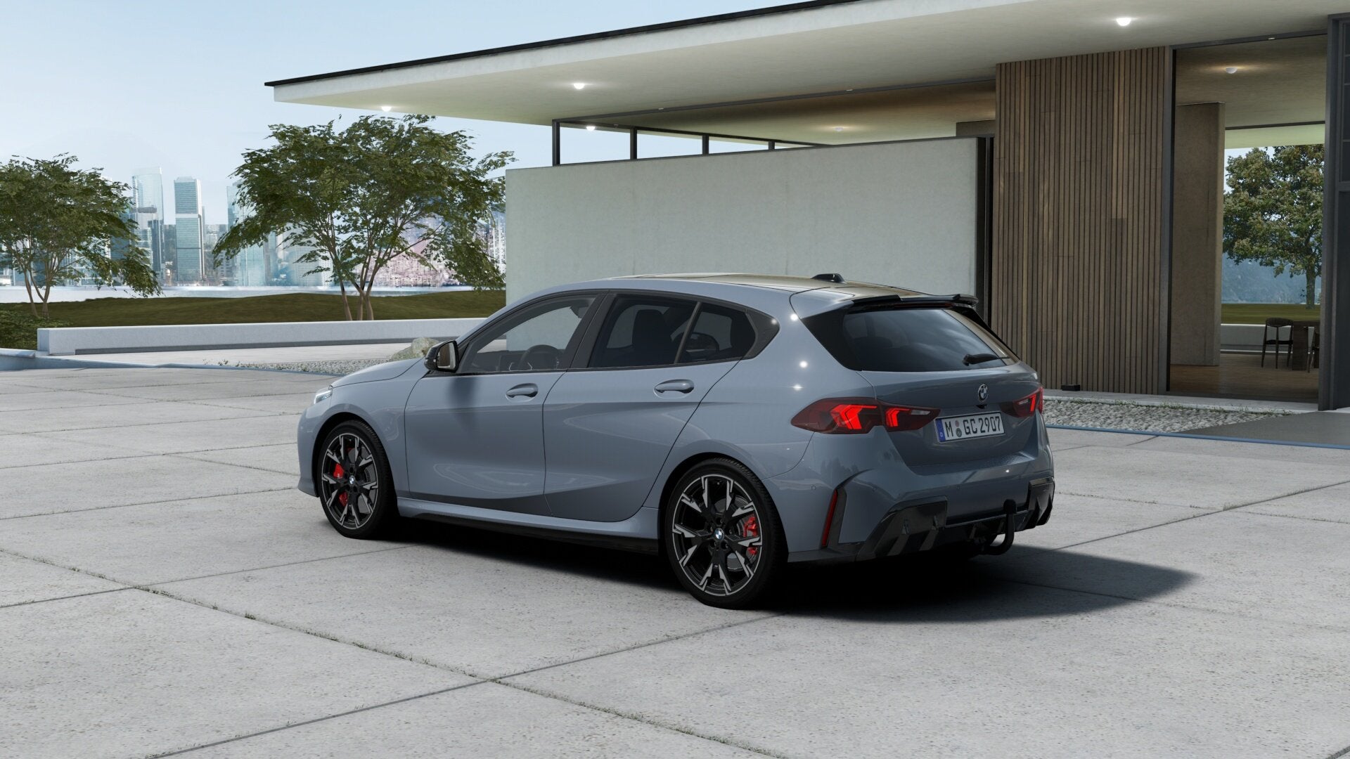 BMW 1 Serie 120 M Sport Automaat / Trekhaak / Panoramadak /, Auto's, Dealer onderhouden, Zwart, Bedrijf, 3 cilinders