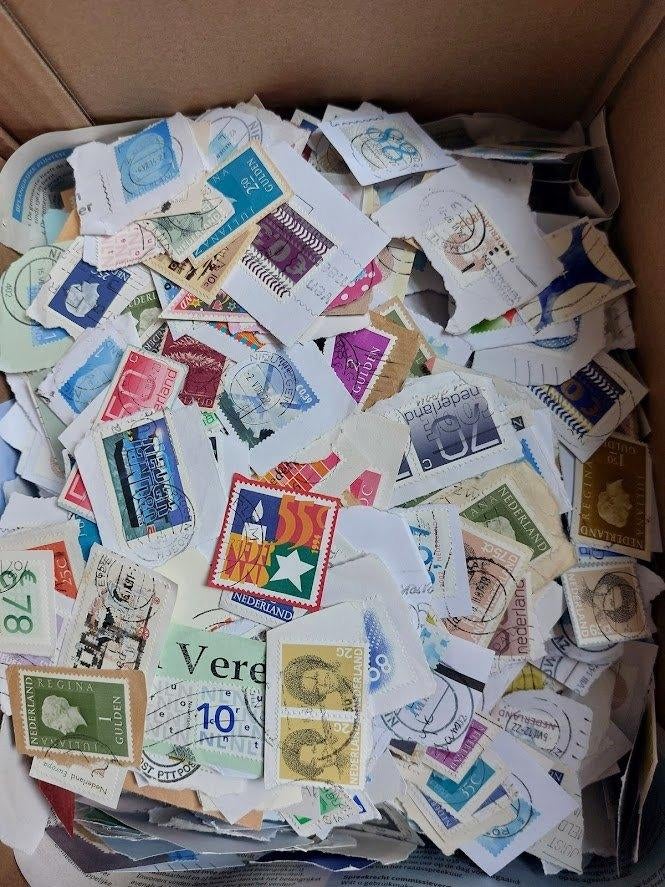 Kilowaar Postzegels Nederland, Postzegels en Munten, Postzegels | Nederland, Ophalen of Verzenden, Na 1940, Gestempeld