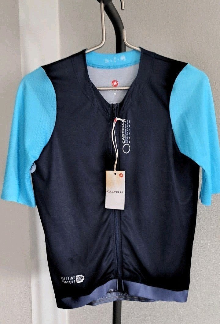 Castelli Corretto Jersey Heren Fiets Shirt Maat M, Fietsen en Brommers, Fietsaccessoires | Fietskleding, Castelli, Zo goed als nieuw