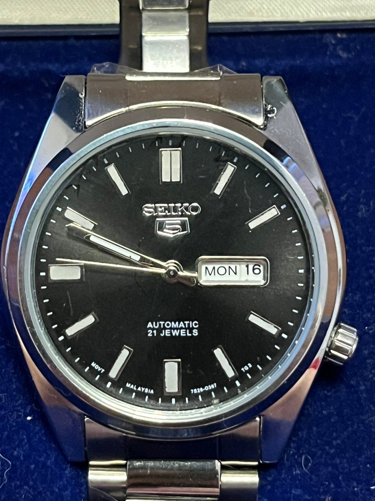Seiko Heren Horloge, Ophalen of Verzenden, Zo goed als nieuw, Staal, Seiko