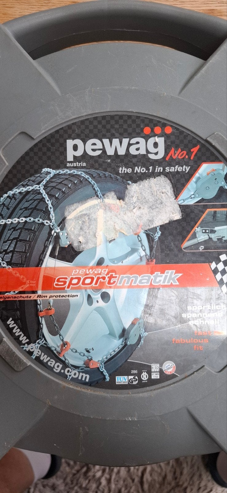 Pewag Sportmatik SMX 73 sneeuwkettingen, Ophalen