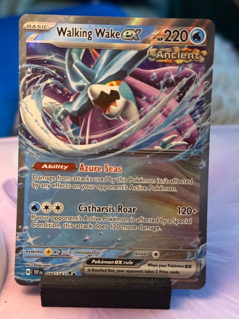 Pokémon Kaart: Walking Wake ex (Foil) - Ancient, Verzenden, Nieuw, Losse kaart, Foil
