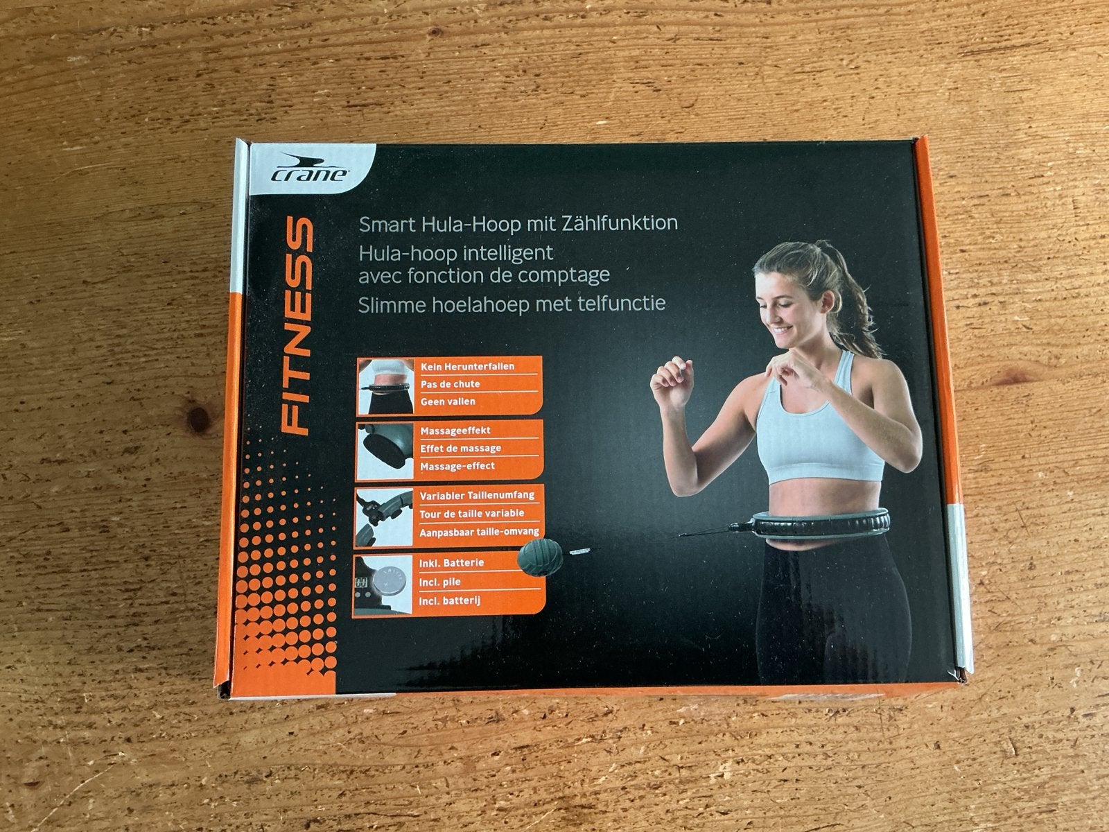 Smart Hula-Hoop met Telfunctie - Fitness Hoelahoep, Ophalen, Zo goed als nieuw, Buik, Overige typen