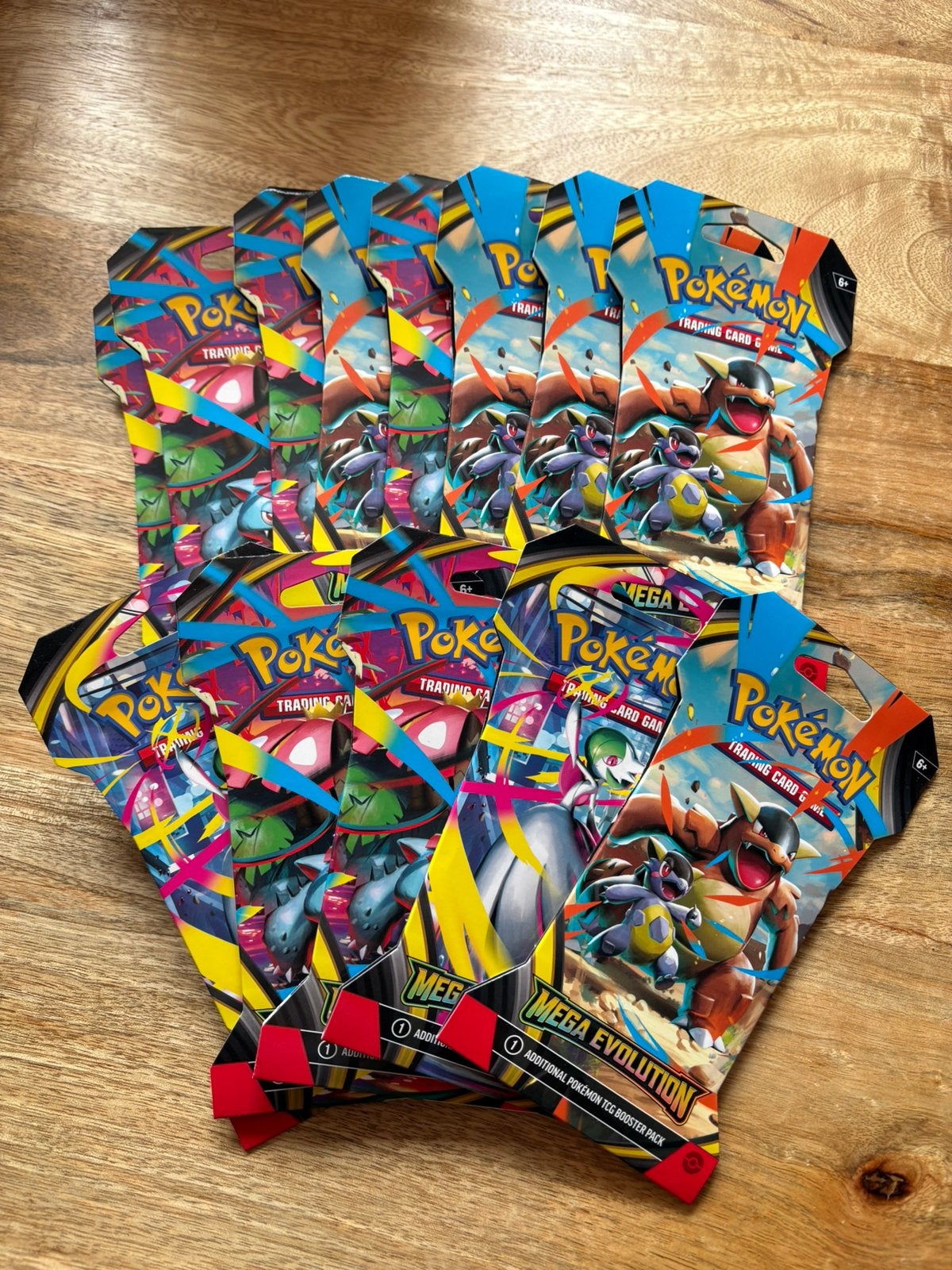 Mega Evolution sleeved boosterpacks, Ophalen of Verzenden, Nieuw, Booster, Foil
