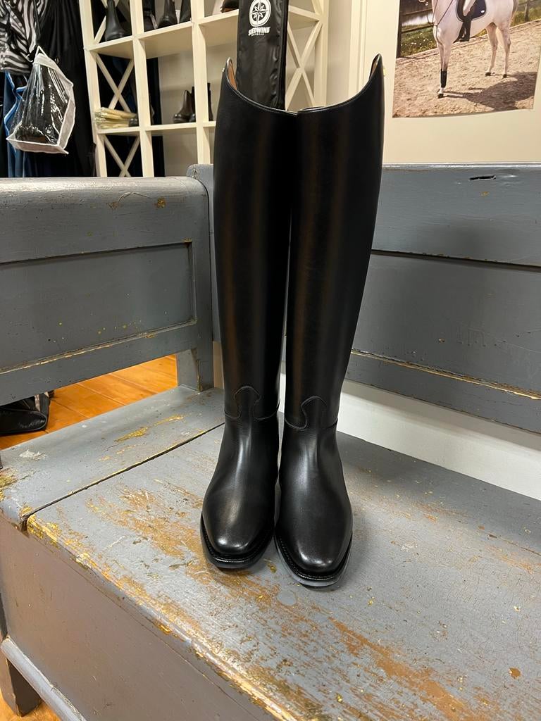 Petrie leren rijlaarzen maar 39 (5.5), Dieren en Toebehoren, Paardrijkleding, Ophalen of Verzenden, Nieuw, Dressuur, Schoeisel