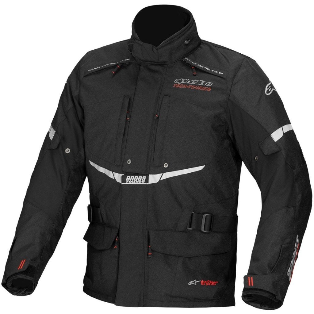 Alpinestars Andes Drystar Motorjas zwart maat XL nieuwstaat!, Motoren, Kleding | Motorkleding, Ophalen, Jas | textiel, Heren, Alpinestars
