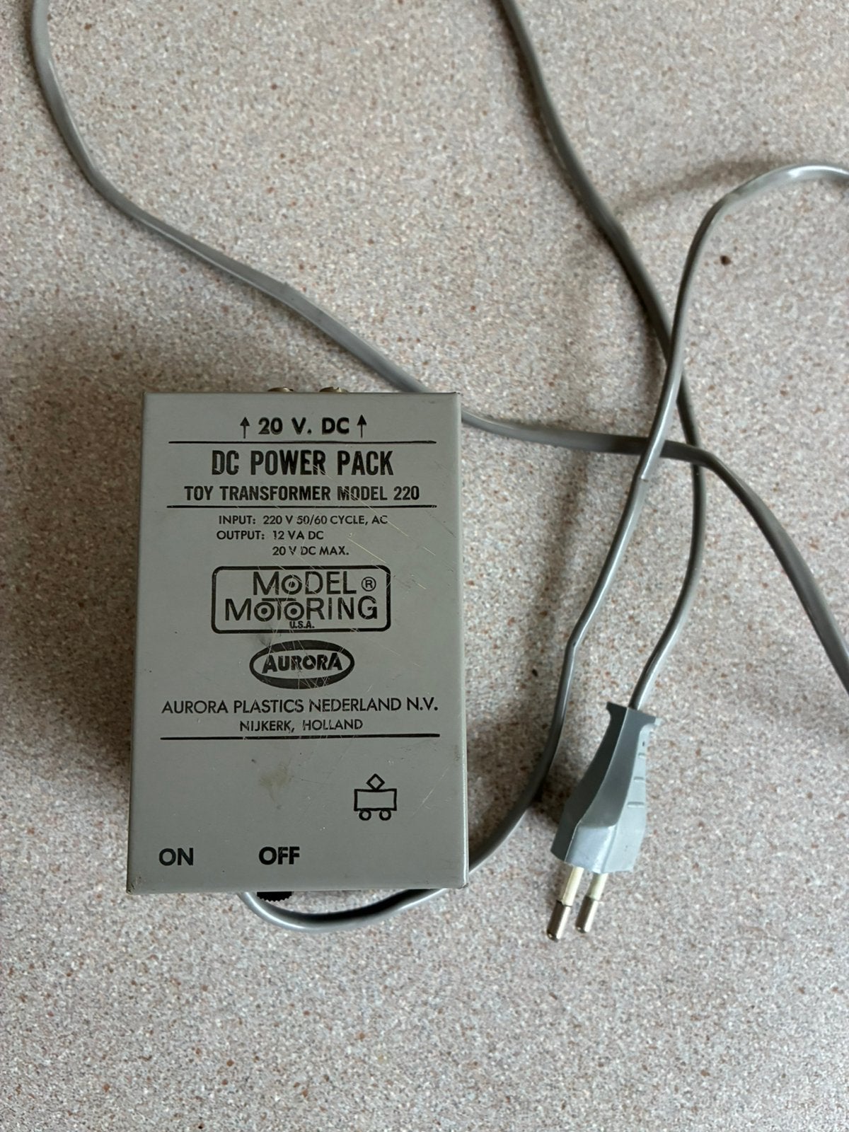 Aurora originele trafo, Ophalen of Verzenden, Zo goed als nieuw, Elektrisch, Overige merken