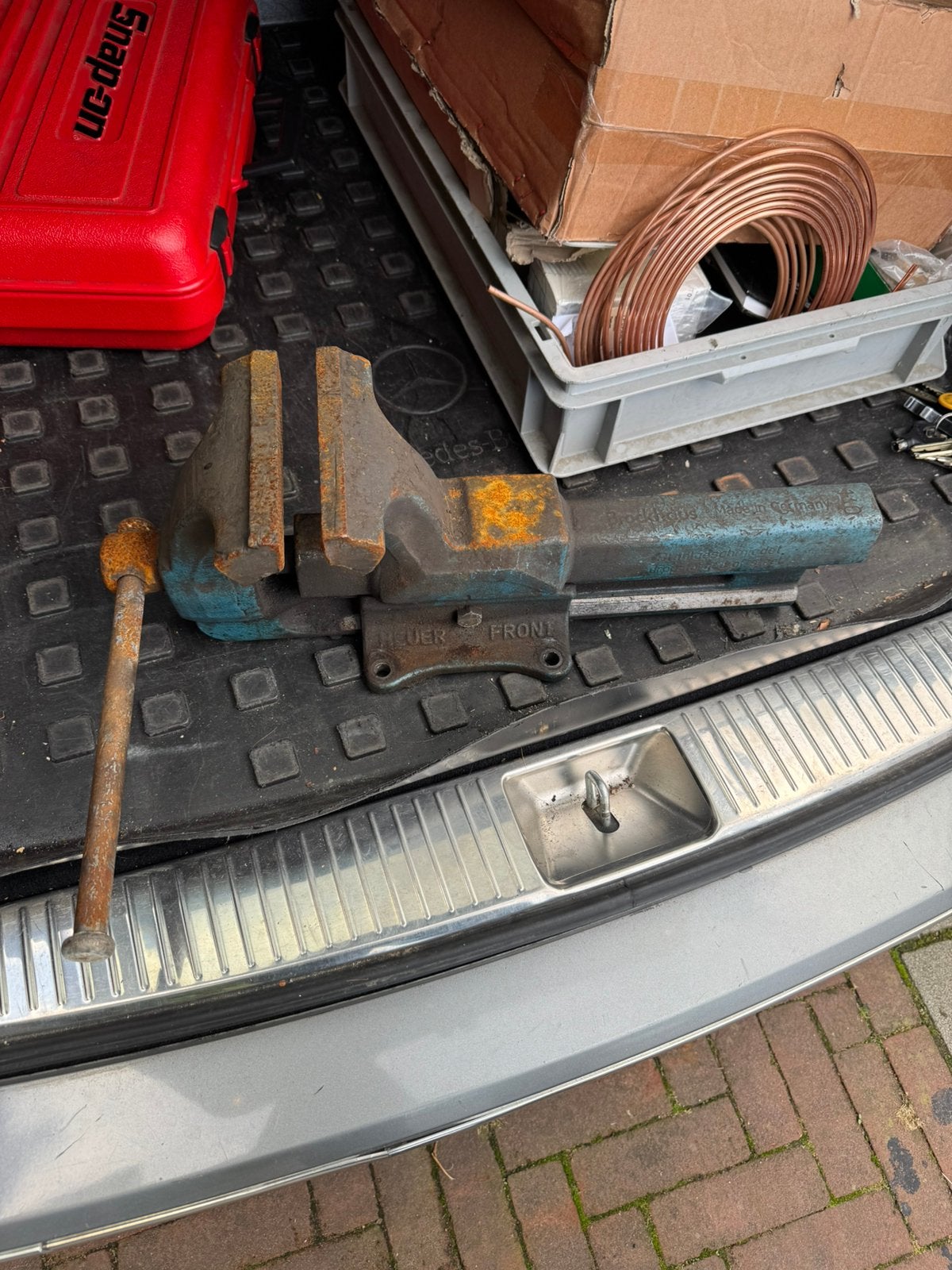 Bankschroef, Doe-het-zelf en Verbouw, Ophalen, Gebruikt, Bankschroef
