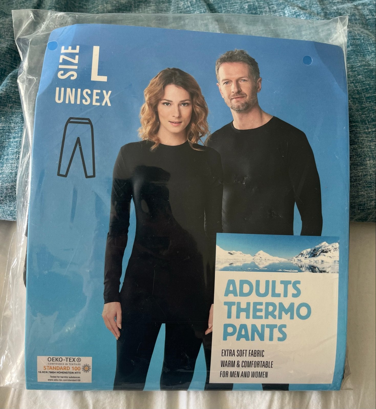 Volwassen Thermo Broek - Maat L - Unisex, Ophalen of Verzenden, Nieuw, Maat 44/46 (L), Zwart