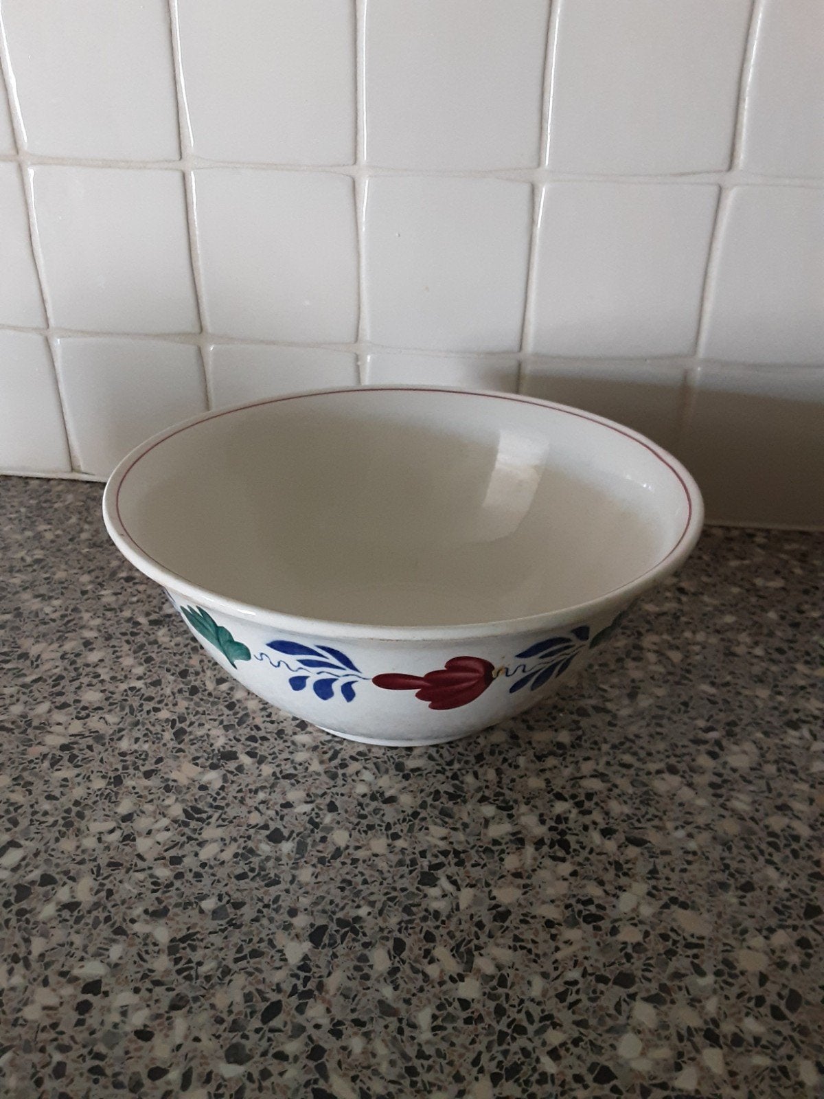 Boerenbont schaal Doorsnee 24 cm., Ophalen of Verzenden