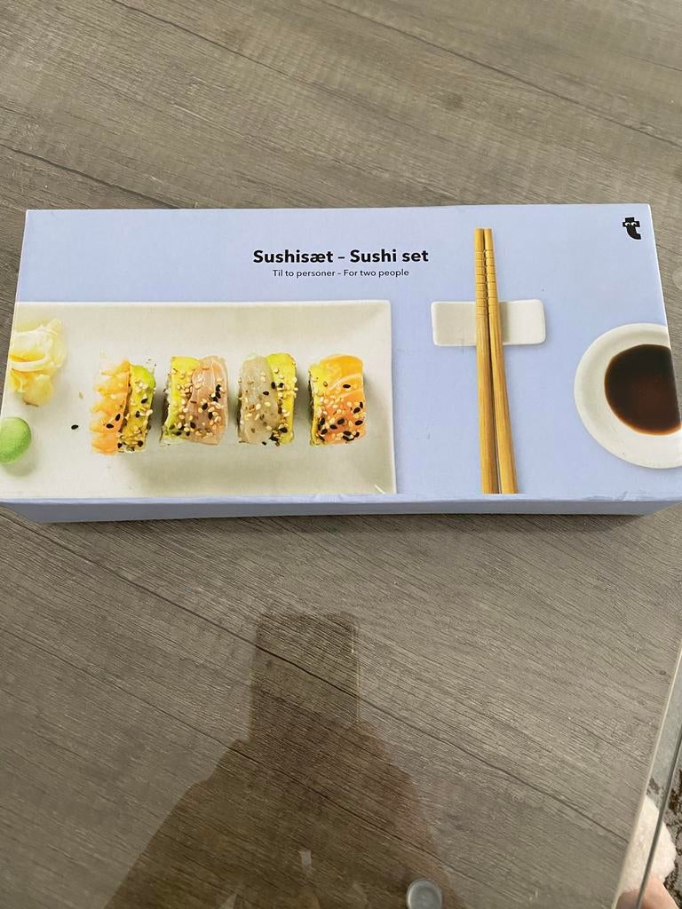 Sushi set voor twee personen, Keramiek, Nieuw, Ophalen of Verzenden, Effen