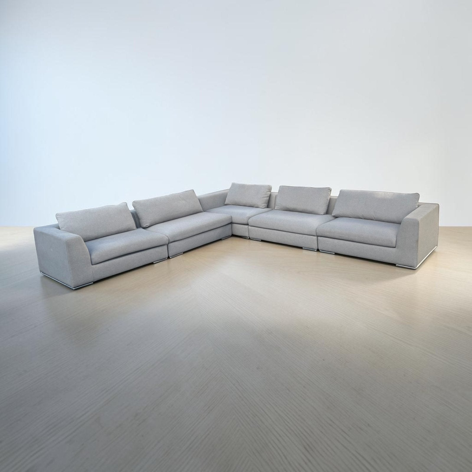 GRATIS LEVERING | DESIGN HOEKBANK XL | NIEUWPRIJS: €10.000,-, Hoekbank, 300 cm of meer, Ophalen of Verzenden, Zo goed als nieuw