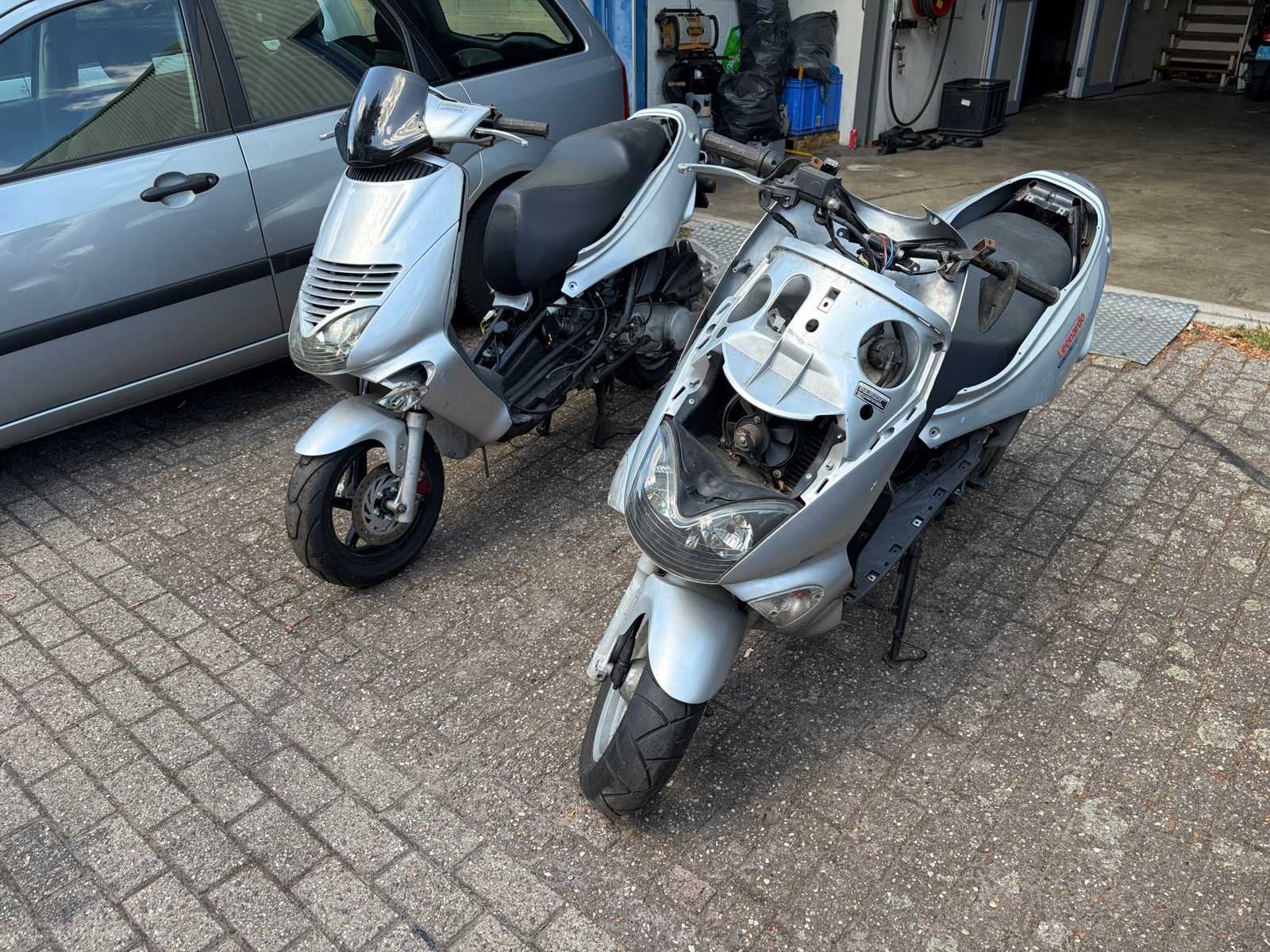 Aprilia Leonardo 125 motorscooter opknapper met donor export, Ophalen, Gebruikt, Benzine