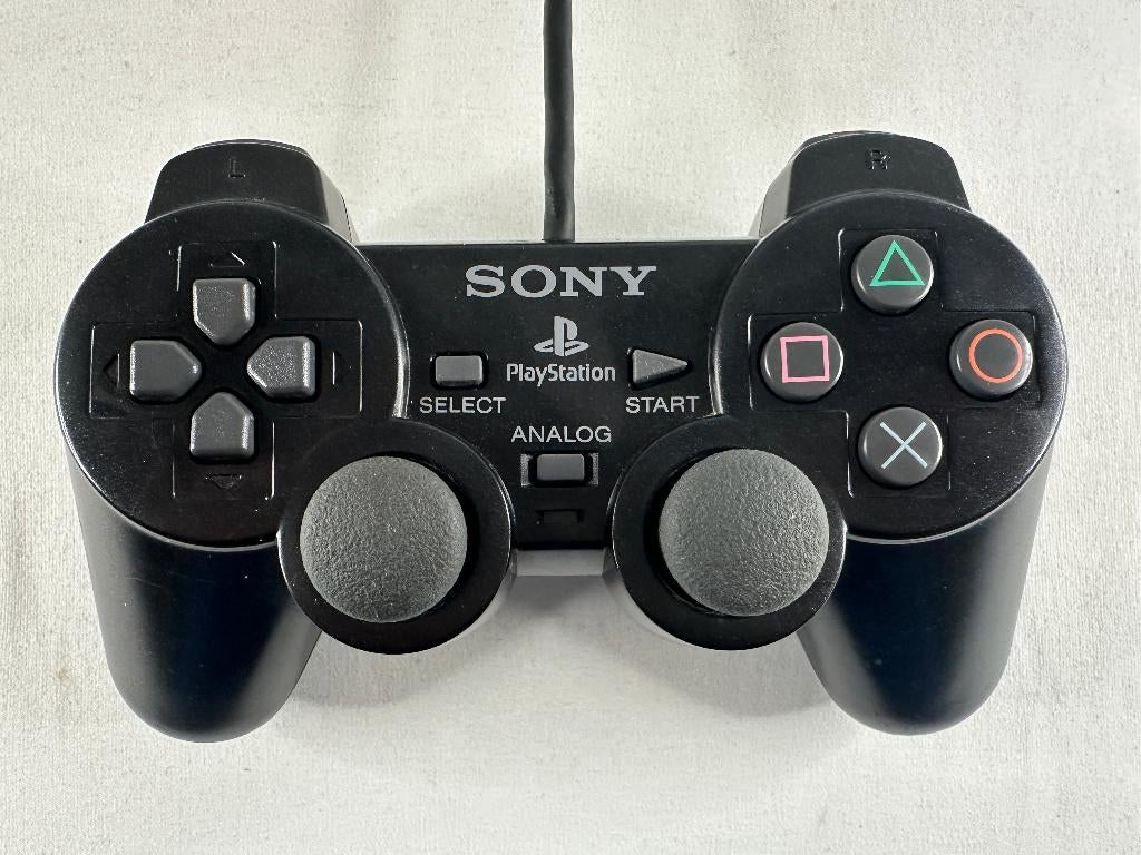 Playstation 2 Dualshock 2 Controller Zwart SCPH-10010 - PS2, Spelcomputers en Games, Games | Sony PlayStation 2, Zo goed als nieuw