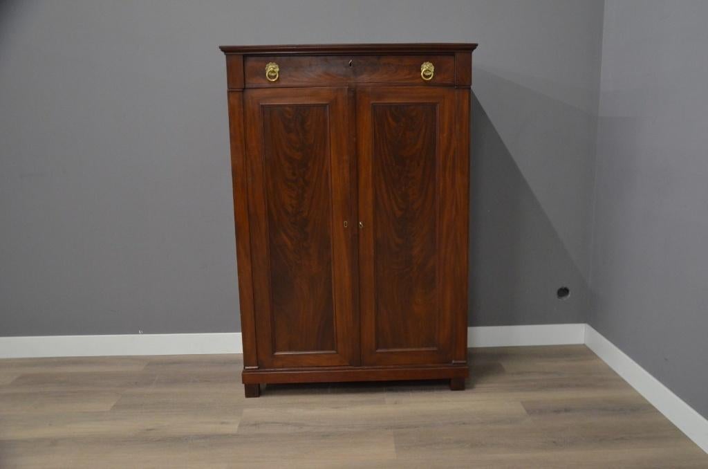 Mahonie meidenkast, Antiek en Kunst, Ophalen of Verzenden