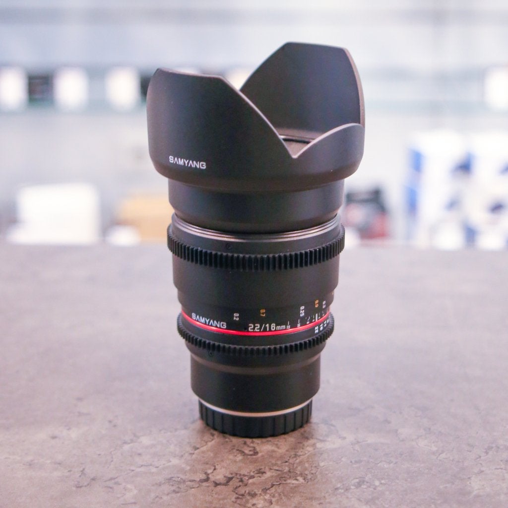 Samyang 16mm T2.2 ED UMC CS Fuji X (Hilversum), Foto-Groep, Gebruikt, Luttekepoortstraat 26 3841 AX Harderwijk, Webshop@foto-groep.nl