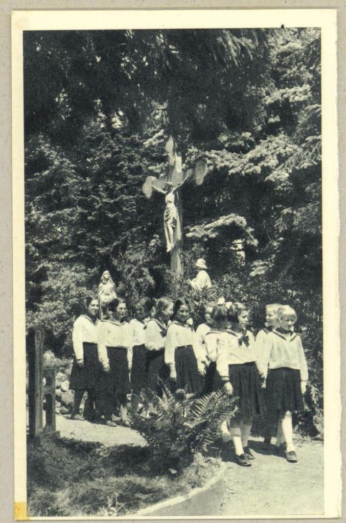 Schimmert - Pensionaat Du Sacre Coeur Dochteren der Wijsheid, Verzamelen, Ansichtkaarten | Nederland, Verzenden, 1940 tot 1960