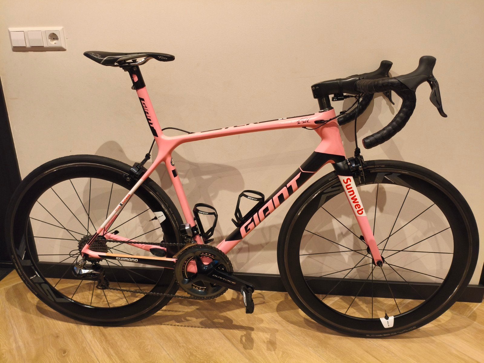 giant tcr sl0 M di2 carbon racefiets Top model! zgan, Ophalen, 28 inch, Carbon, Velgrem