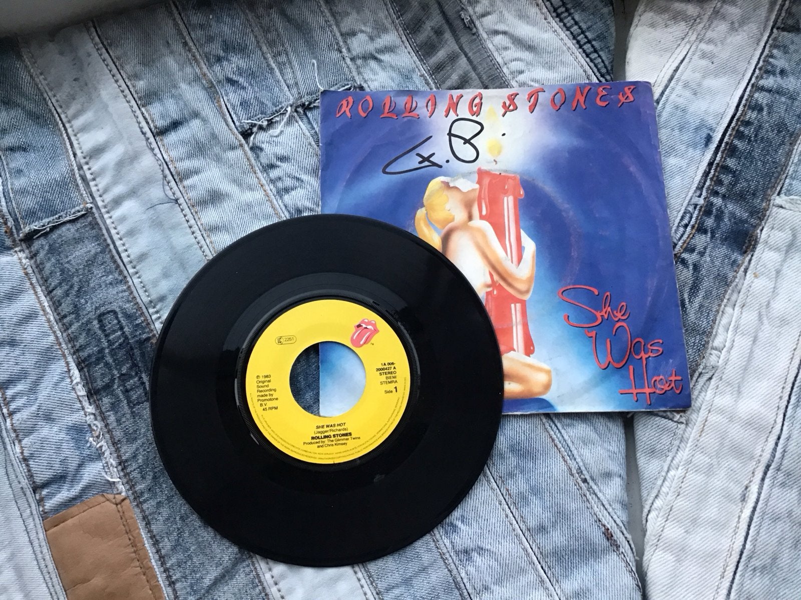 The Rolling Stones - She Was Hot (7 inch single), Gebruikt, 7 inch, Ophalen of Verzenden, EP