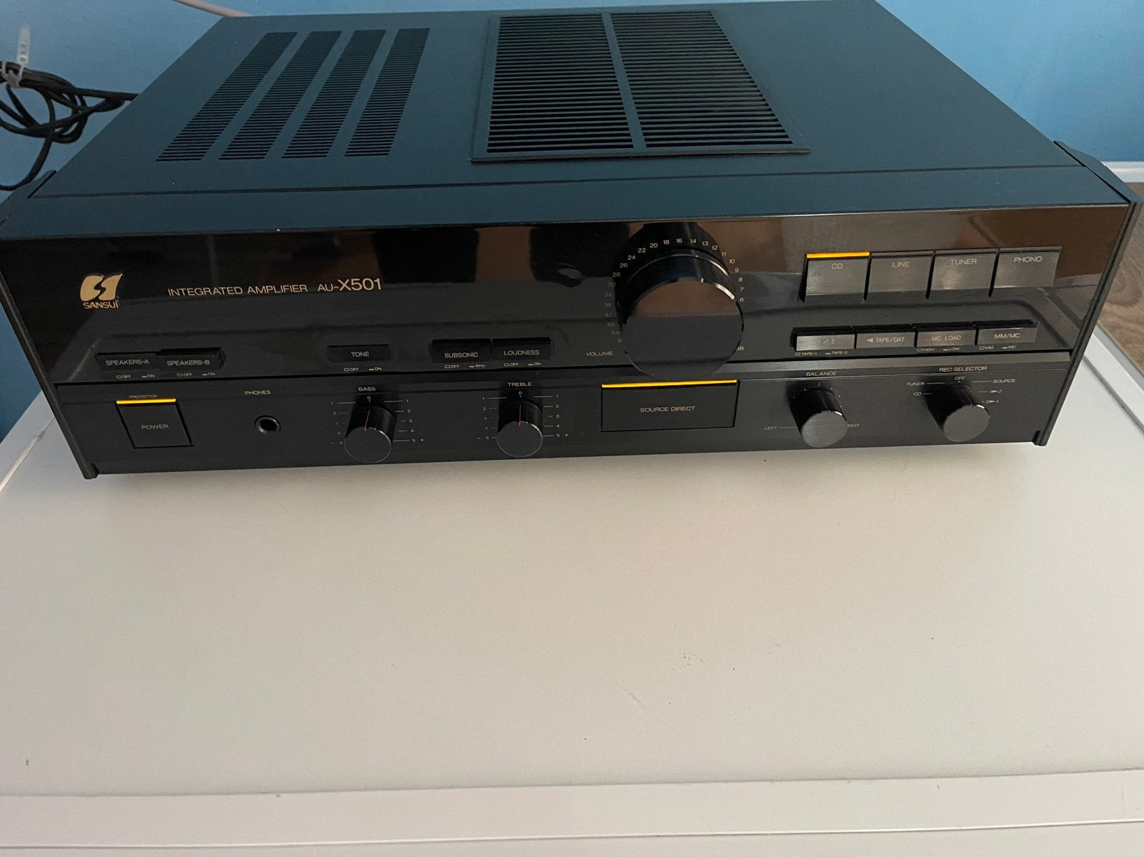 Sansui AU-X501 Stereo Integrated Amplifier, Ophalen, Zo goed als nieuw, Overige merken