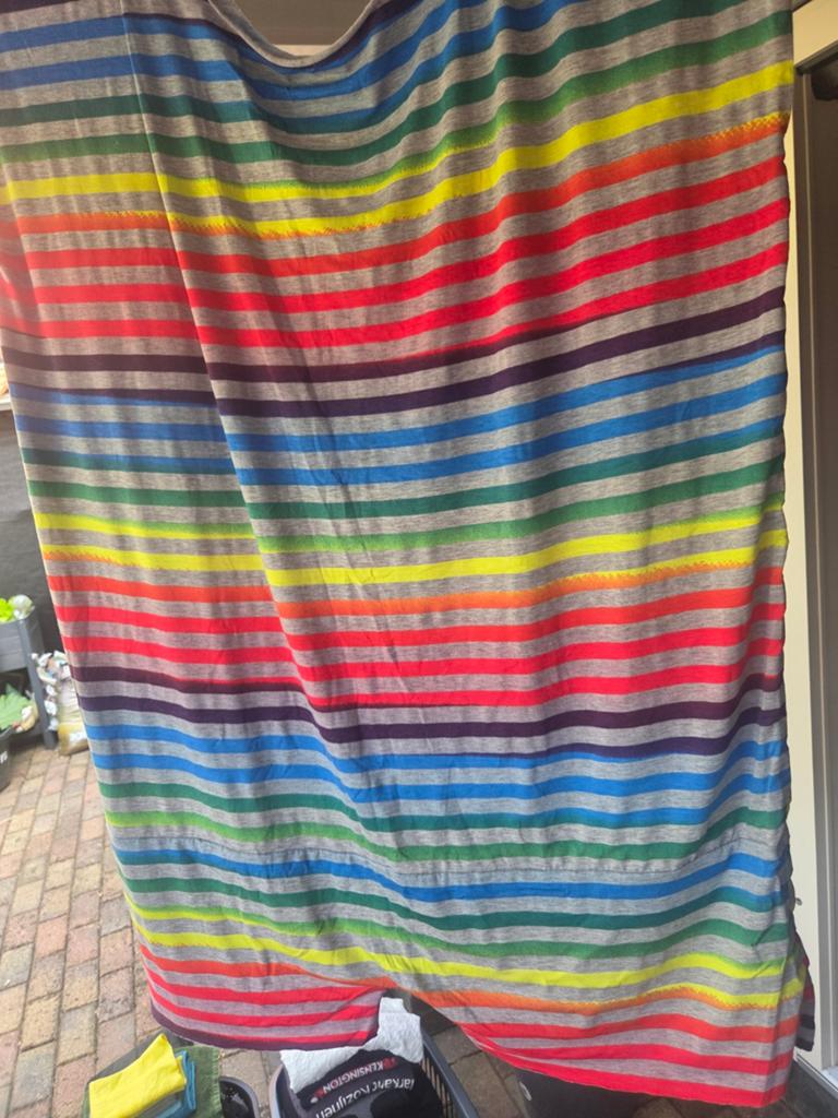 Kleuren Verkleedpak - Regenboog Strepen, Ophalen