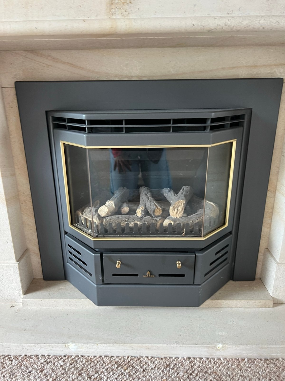 Barbas Panolux 52 NN Gashaard - Inbouw, Huis en Inrichting, Haarden, Ophalen, Gebruikt, Inbouwhaard, Gashaard