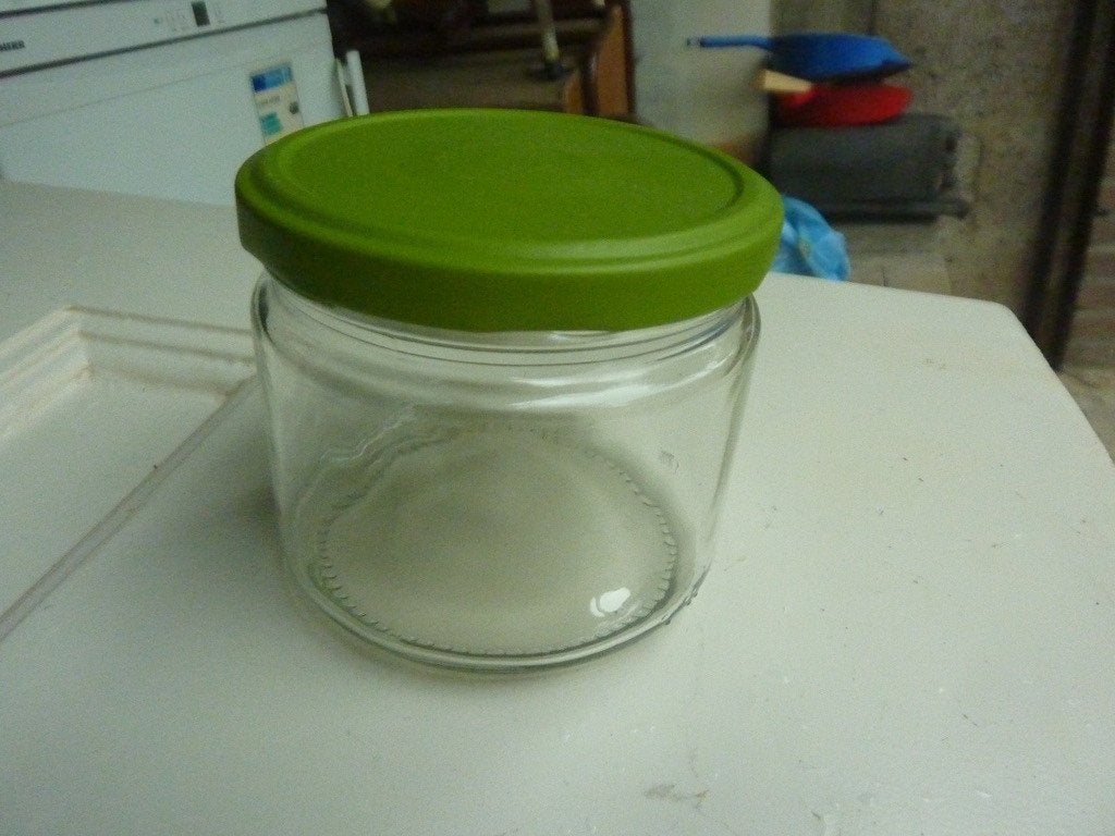 Lege Potjes met Deksel, Huis en Inrichting, Ophalen, Zo goed als nieuw, Glas