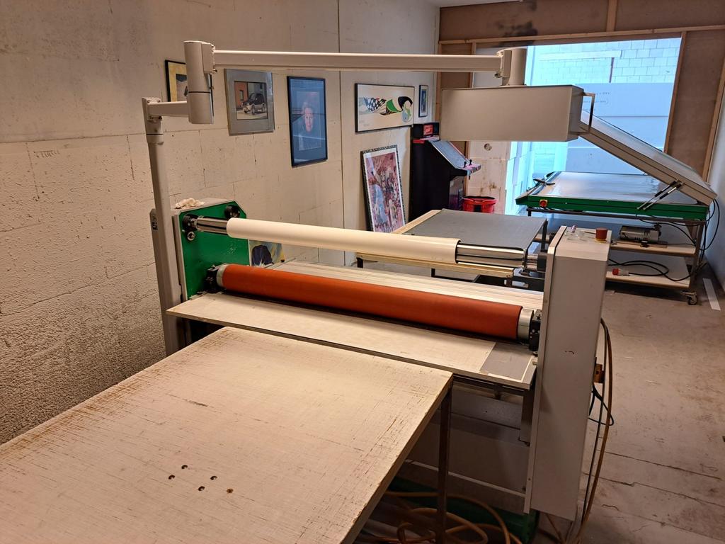 Professionele lamineermachine met verwarmde roller, Ophalen