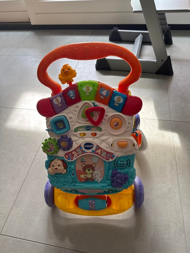 VTech Baby Walker - Interactieve Loopwagen met Geluid, Ophalen, Zo goed als nieuw, Overige typen, Met licht
