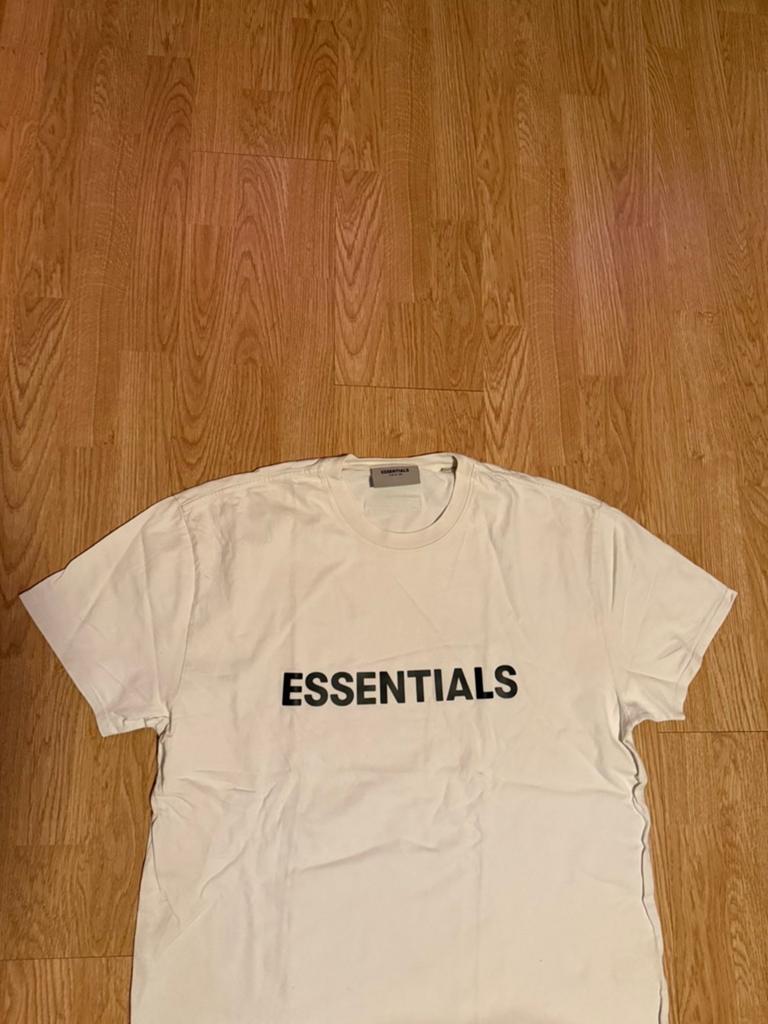 Essentials tshirt maat M, Kleding | Heren, T-shirts, Gedragen, Maat 48/50 (M), Wit, Ophalen of Verzenden