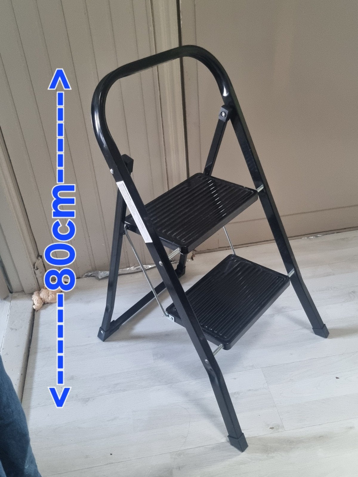 Opvouwbare keukentrap 80cm - Zo goed als nieuw, Trap, Ophalen of Verzenden, Zo goed als nieuw, Opvouwbaar of Inschuifbaar