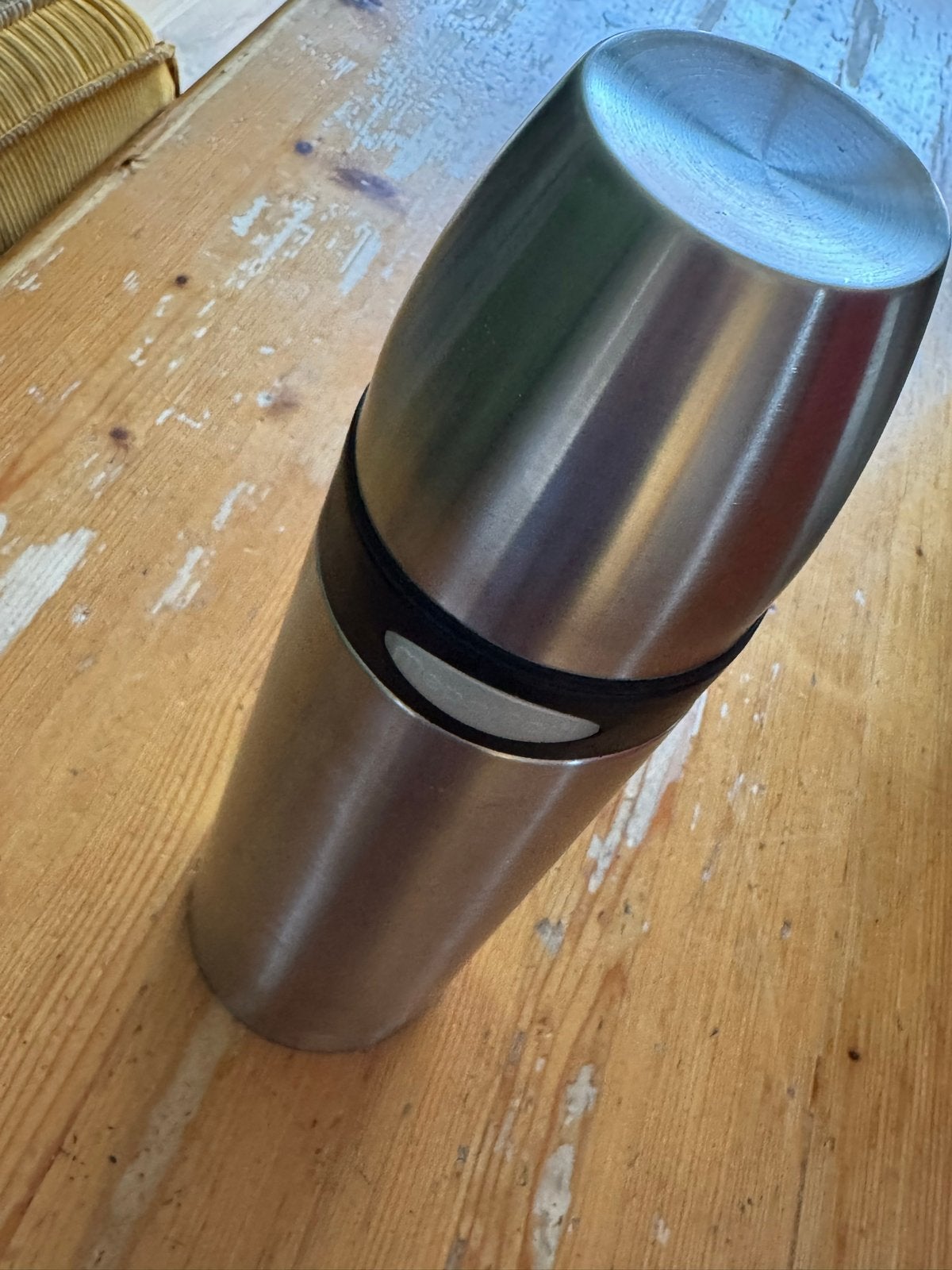 Mepal Rosti Thermoskan - RVS - 1 liter, Zilver, Ophalen of Verzenden, Metaal, Overige merken