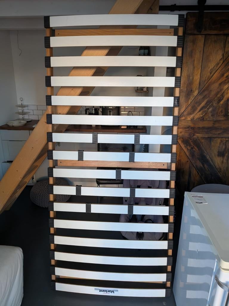 2x lattenbodem 90x200 cm, Ophalen, Gebruikt, 90 cm, Eenpersoons