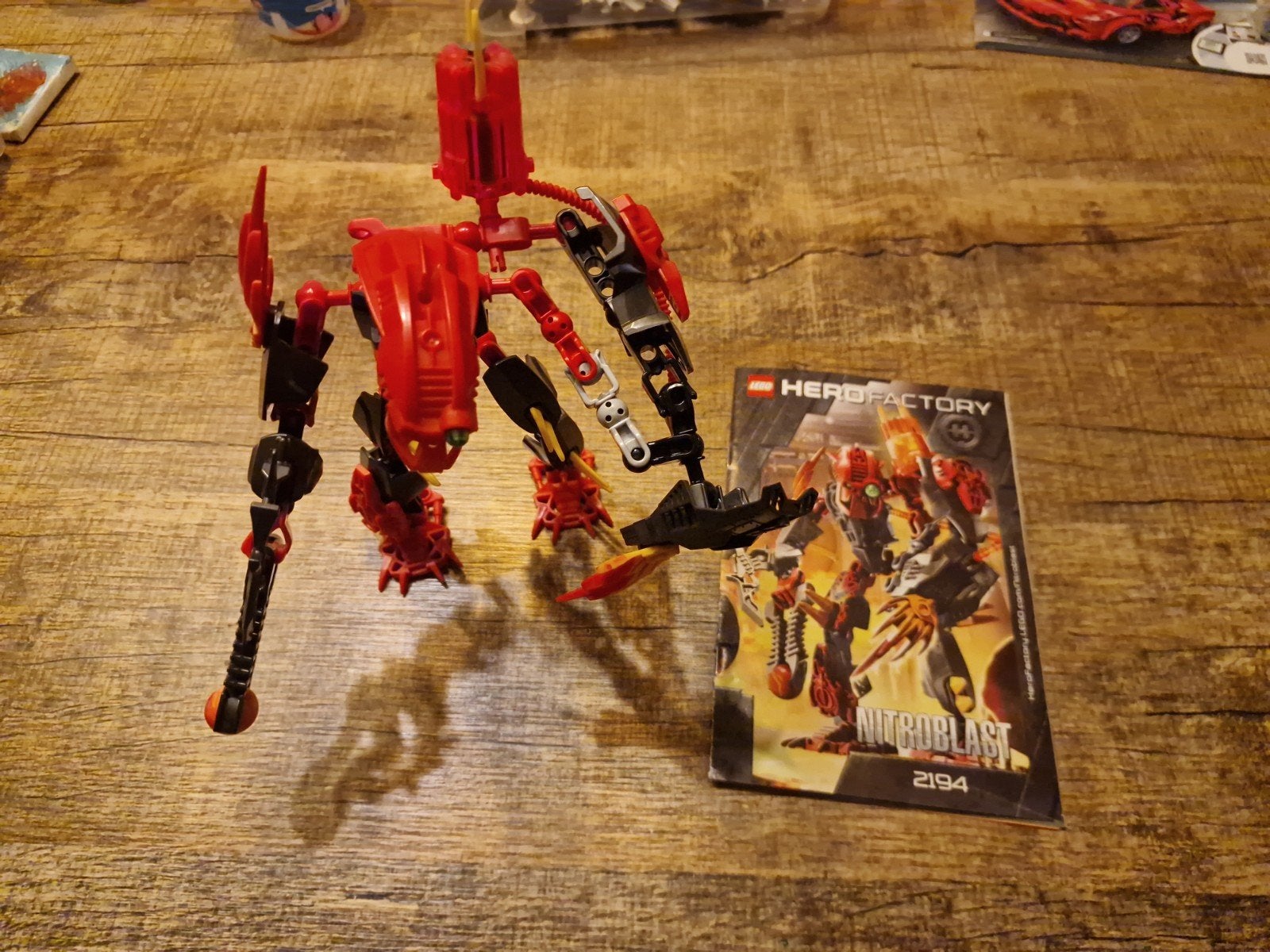Lego Hero Factory Nitroblast 2194 compleet met boekje, Bionicle, Lego, Inclusief instructies, Ophalen of Verzenden