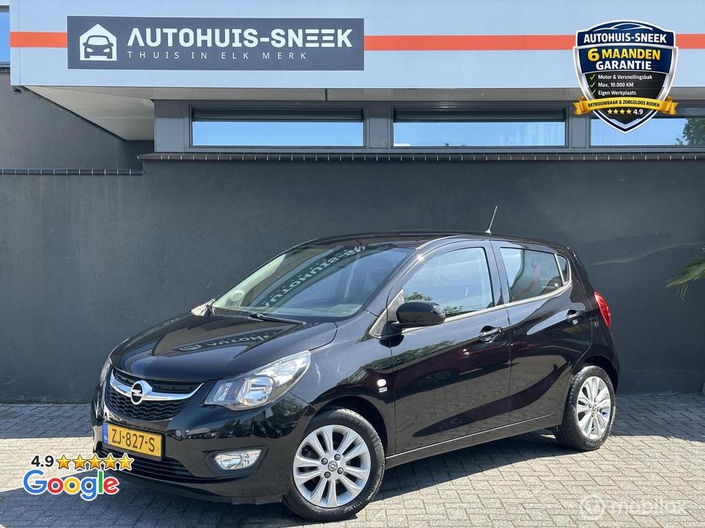 Opel KARL 1.0 ecoFLEX 120 Jaar Edition |Zuinig |Airco|Cruise, 839 kg, Gebruikt, Euro 6, Zwart