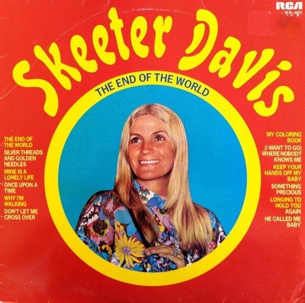 LP - Skeeter Davis – The End Of The World, Beschermende buitenhoes, LP, Ophalen of Verzenden, Zo goed als nieuw