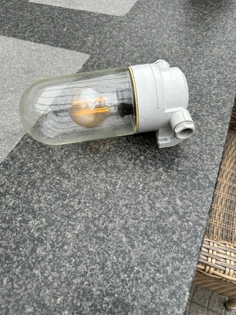stallamp met led lamp wandlamp plafond, Ophalen, Gebruikt, Buitenlamp, E27 (groot)