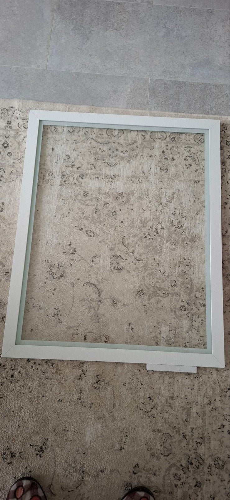 IKEA KOMPLEMENT Glasplaat wit 75x58 cm, Ophalen