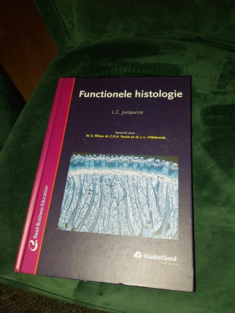 Functionele Histologie - L.C. Junqueira, Boeken, Studieboeken en Cursussen, Gelezen, Ophalen of Verzenden, WO, L.C. Junqueira, E. Wisse, C.P.H. Vreuls, J.-L. Hillebrands