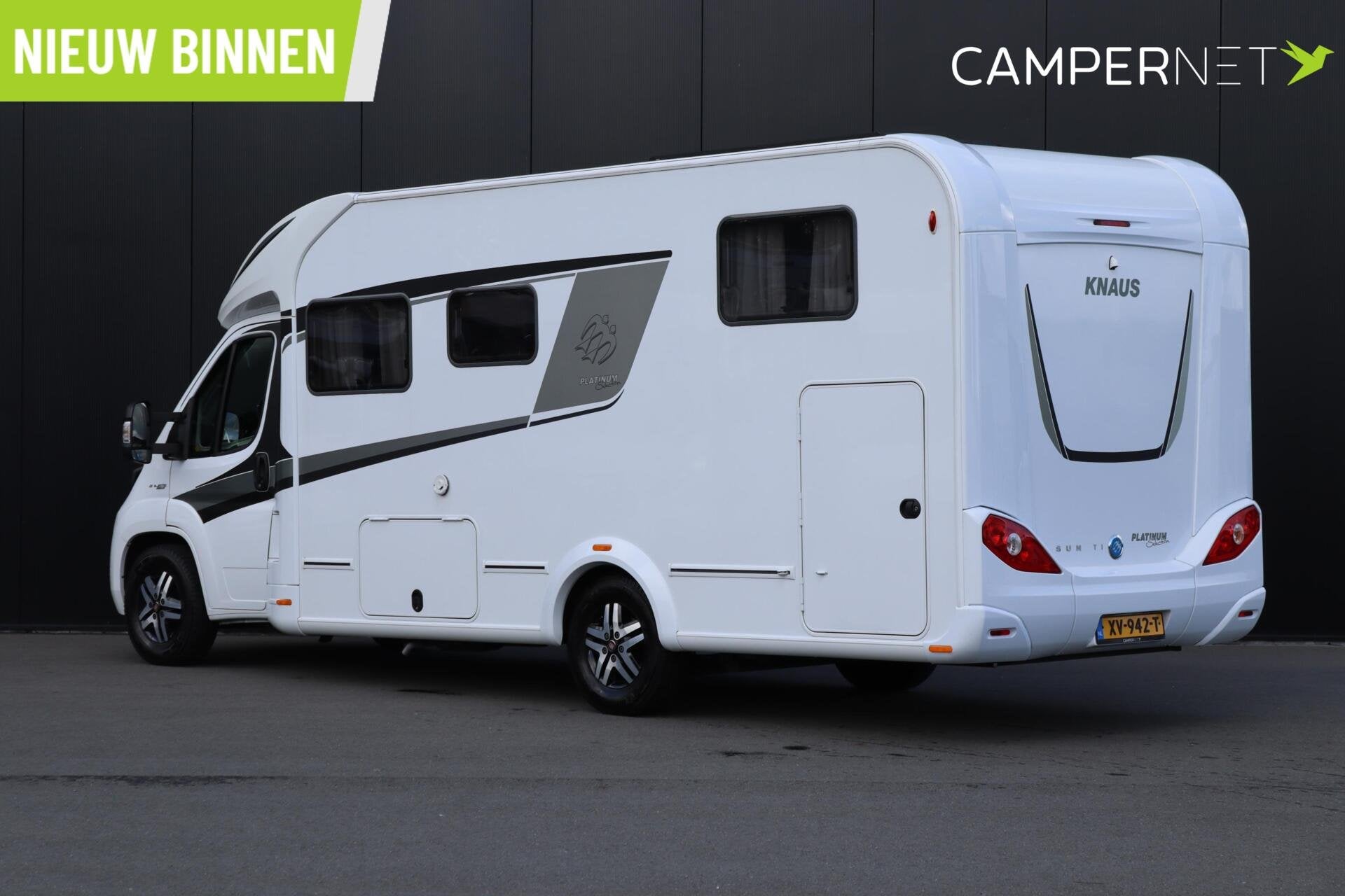 Knaus Sun Ti 700 MEG 140pk Automaat | Omvormer | Lengtebedde, Caravans en Kamperen, Automaat, ABS, Tot en met 2, 7 tot 8 meter