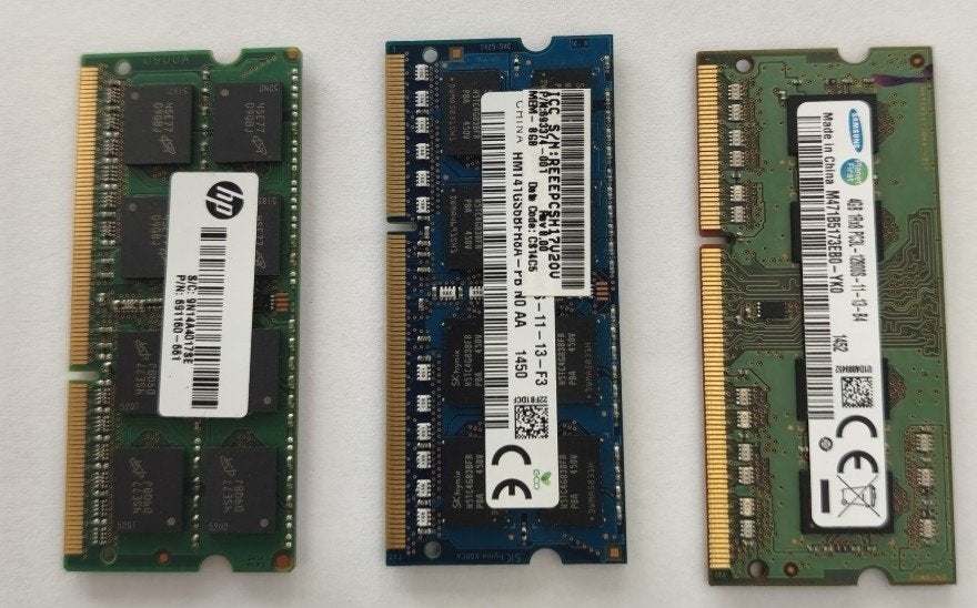 Laptop geheugen 4Gb en 2x8Gb DDR3, 8 GB, DDR3, Ophalen of Verzenden, Zo goed als nieuw